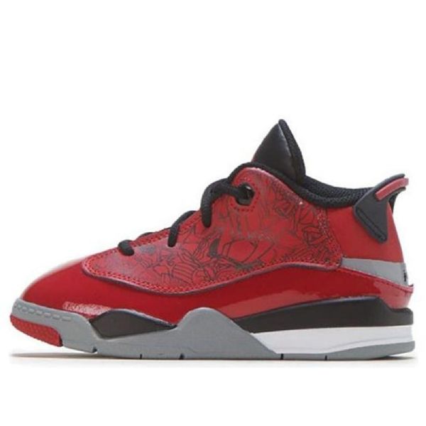 Boty Nike Air Jordan Dub Zero Td Pro Děti Červené