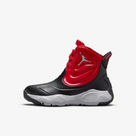 Nike Air Jordan Drip 23 Gumové Boty Pro Děti Černá Šedá Červený