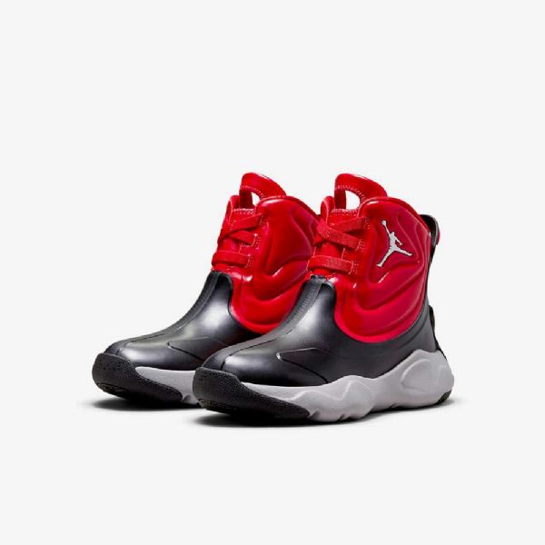 Nike Air Jordan Drip 23 Gumové Boty Pro Děti Černá Šedá Červený