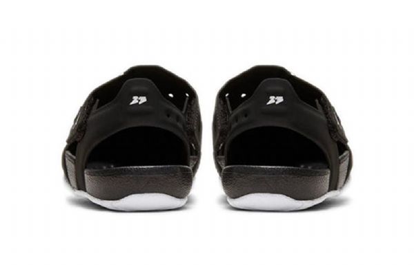 Nike Air Jordan Flare Minimalistické Sandály Pro Děti Černé