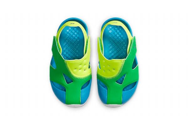 Nike Air Jordan Flare Sandály Pro Děti Modrozelené