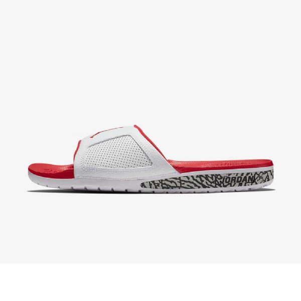 Nike Air Jordan Hydro Iii Retro Žabky Pro Muže Bílá Červená Šedá