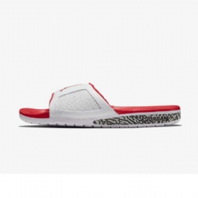 Nike Air Jordan Hydro Iii Retro Žabky Pro Muže Bílá Červená Šedá