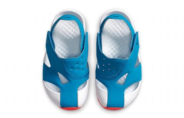 Nike Air Jordan Td Flare Game Time Sandály Na Suchý Zip Pro Děti Bílá Modrá