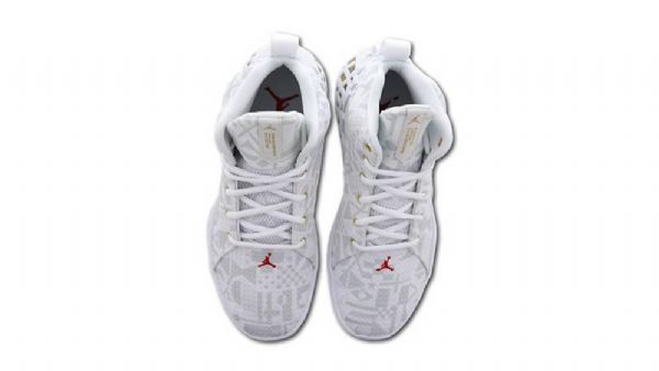 Pánské Boty Nike Air Jordan Diamond Mid Tops Z Bílého Zlata