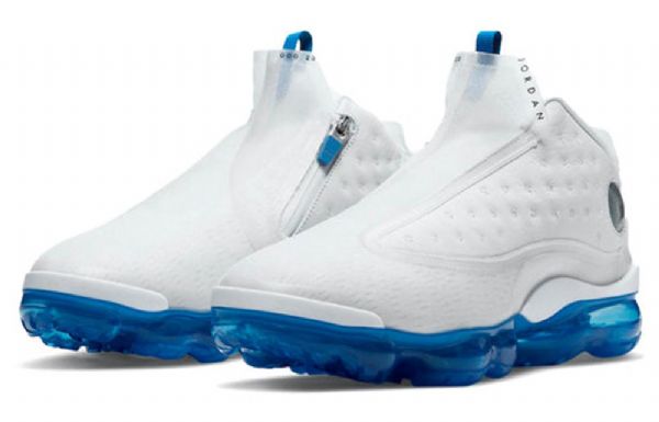 Retro Basketbalové Boty Nike Air Jordan Reign Pro Ženy Bílá Modrá