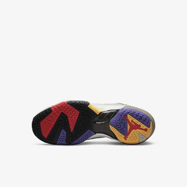 Boty Nike Air Jordan Xxxvii Pro Děti Světle Černá Tmavě Červená