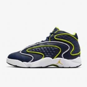 Dámské Polobotky Nike Air Jordan Og V Tmavě Modré Barvě