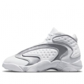 Nike Air Jordan Og Retro Basketbalové Boty Pro Ženy Bílá Stříbrná