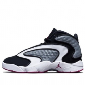 Retro Basketbalové Boty Nike Air Jordan Og High Tops Pro Ženy Černá Bílá Fialová
