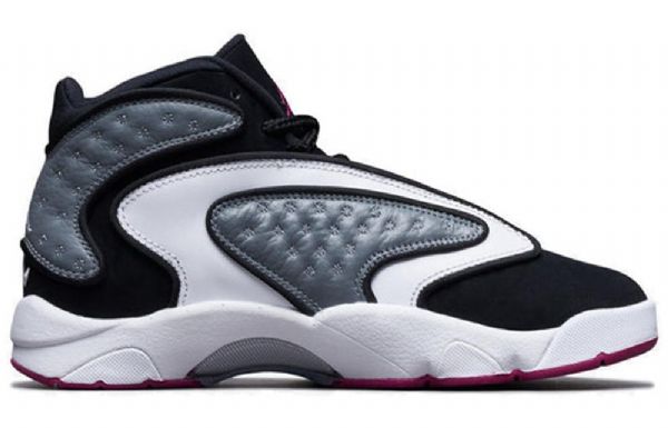 Retro Basketbalové Boty Nike Air Jordan Og High Tops Pro Ženy Černá Bílá Fialová