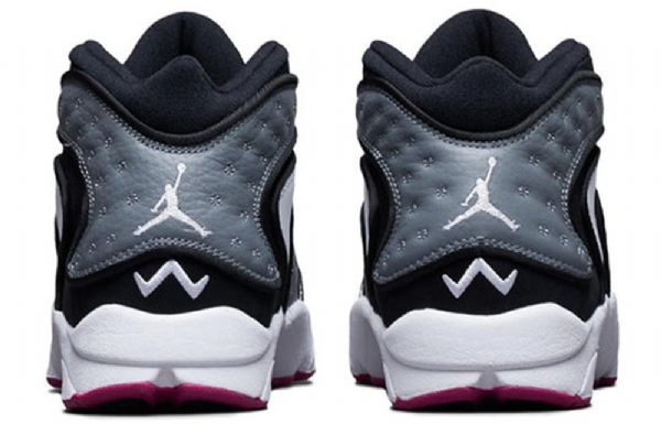 Retro Basketbalové Boty Nike Air Jordan Og High Tops Pro Ženy Černá Bílá Fialová