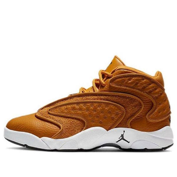 Retro Basketbalové Boty Nike Air Jordan Og High Tops Pro Ženy Hnědé