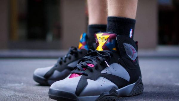 Boty Nike Air Jordan 7 Pro Muže Černá Šedá