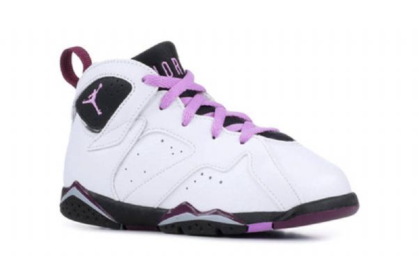 Boty Nike Air Jordan 7 Retro Td Pro Děti Bílá Fialová