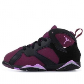 Boty Nike Air Jordan 7 Retro Td Pro Děti Nachový Černá