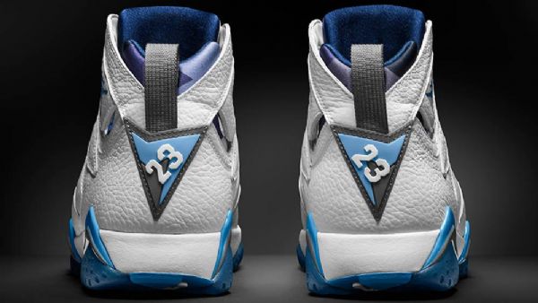 Nike Air Jordan 7 Francouzské Boty Pro Muže Bílá Modrá