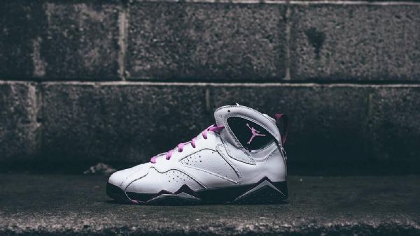 Nike Air Jordan 7 Gs Fuchsia Glow Tops Boty Pro Muže Bílé