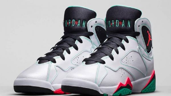 Nike Air Jordan 7 Verde Dívčí Boty Pro Muže Zelenošedé