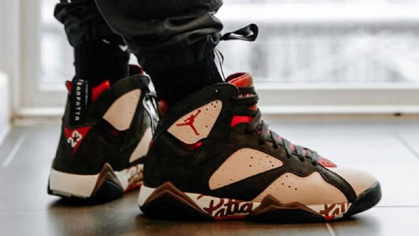 Nike Patta Air Jordan 7 Mahagonové Boty Pro Muže Vínové