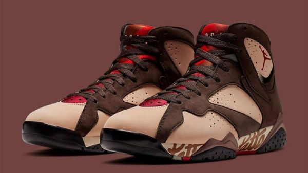 Nike Patta Air Jordan 7 Mahagonové Boty Pro Muže Vínové