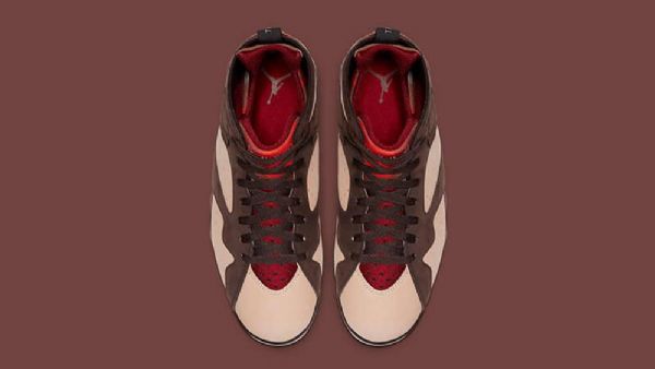 Nike Patta Air Jordan 7 Mahagonové Boty Pro Muže Vínové