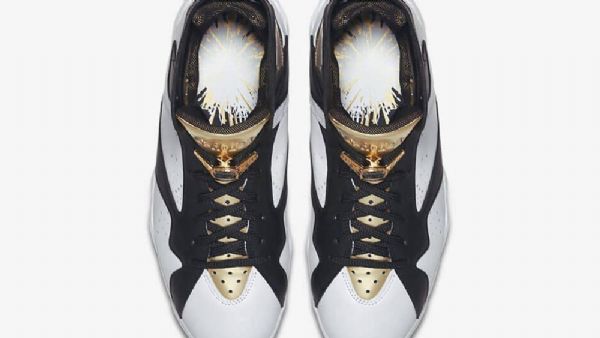 Pánské Boty Nike Air Jordan 7 Champagne Černá Bílý