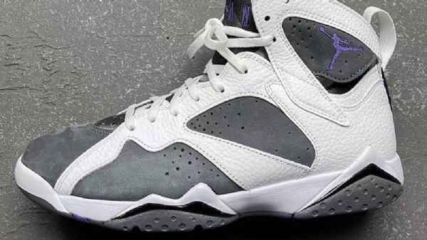 Pánské Boty Nike Air Jordan 7 Flint 2021 Bílo Šedé