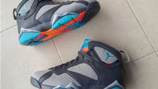 Pánské Boty Nike Air Jordan 7 Retro Bobcats Šedé