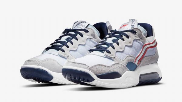 Pánské Boty Nike Psg Jordan Ma2 Bílý Červený Tmavě Modrá Modrý