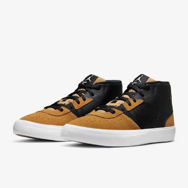 Pánské Boty Nike Air Jordan Series Mid Tops Černá Zlatý Bílý