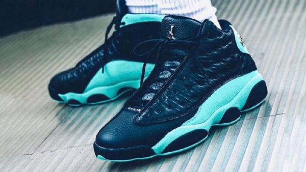 Boty Nike Air Jordan 13 Island Pro Muže Zelené