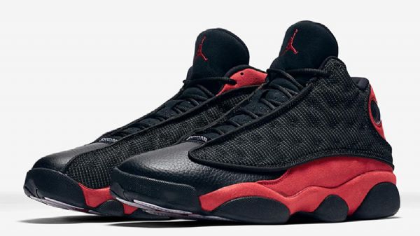 Boty Nike Air Jordan 13 Playoffs 2017 Pro Muže Černočervené