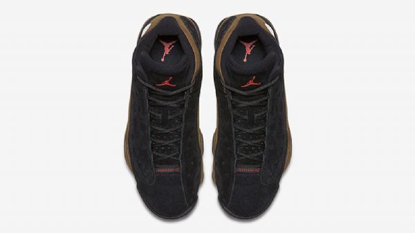Boty Nike Air Jordan 13 Pro Muže Černá Olivově Zelená