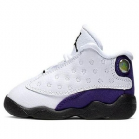 Boty Nike Air Jordan 13 Retro Td Pro Děti Bílá Fialová