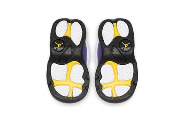 Boty Nike Air Jordan 13 Retro Td Pro Děti Bílá Fialová