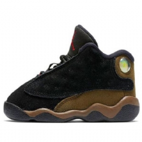 Boty Nike Air Jordan 13 Retro Td Pro Děti Olivově Zelená
