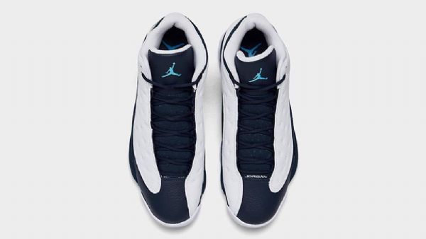 Dámské Boty Nike Air Jordan 13 Obsidian Tmavě Modrá Bílý