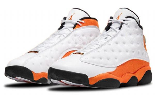 Nike Air Jordan 13 Retro Basketbalové Boty Pro Muže Bílá Oranžová