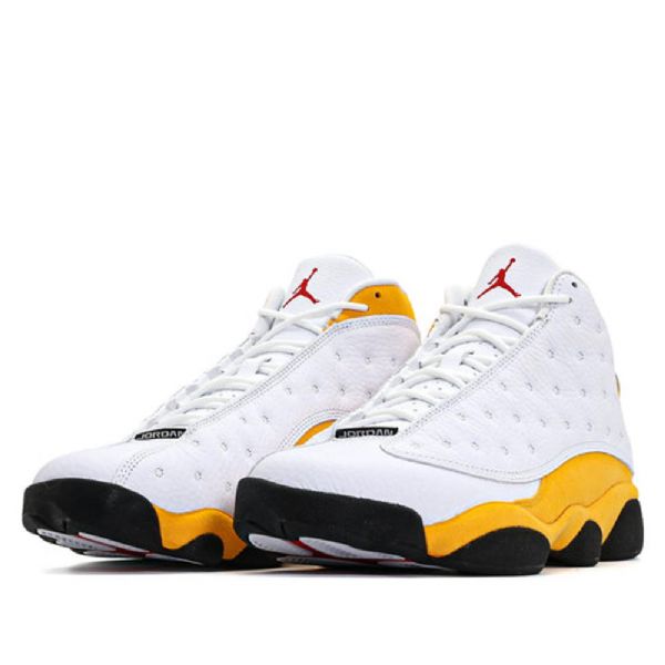 Nike Air Jordan 13 Retro Basketbalové Boty Pro Muže Bílá Žlutá