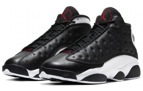 Nike Air Jordan 13 Retro Basketbalové Boty Pro Muže Černá Bílá