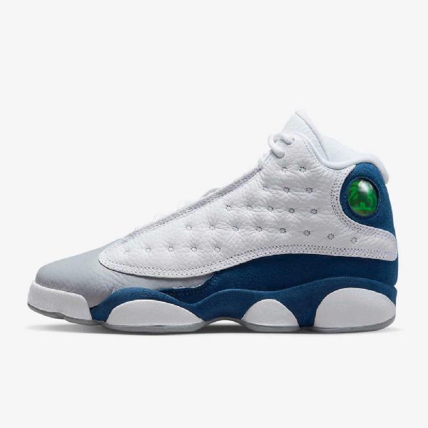 Nike Air Jordan 13 Retro Boty Pro Děti Bílá Modrá Světle Šedá Červená