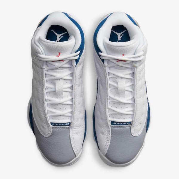 Nike Air Jordan 13 Retro Boty Pro Děti Bílá Modrá Světle Šedá Červená