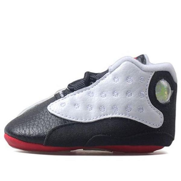 Nike Air Jordan 13 Retro Cb Basketbalové Boty Pro Děti Černá Bílý Červený