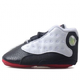Nike Air Jordan 13 Retro Cb Basketbalové Boty Pro Děti Černá Bílý Červený