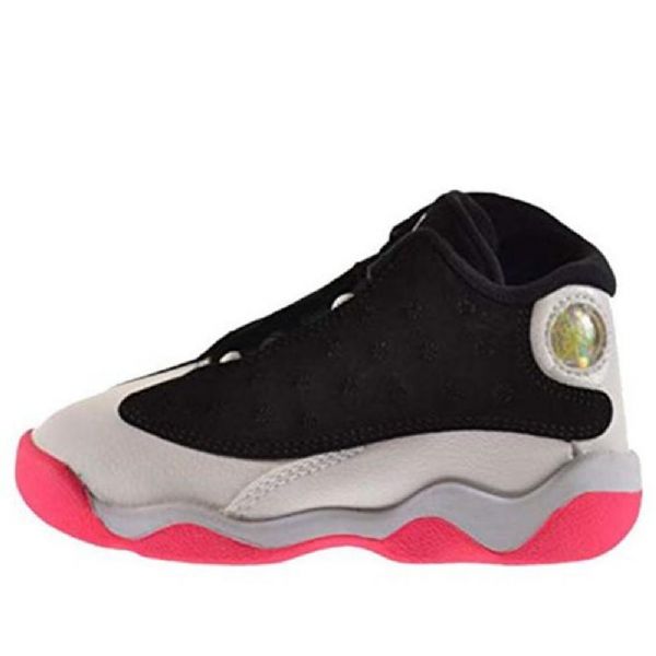Nike Air Jordan 13 Retro Gt Basketbalové Boty Pro Děti Černá Růžový