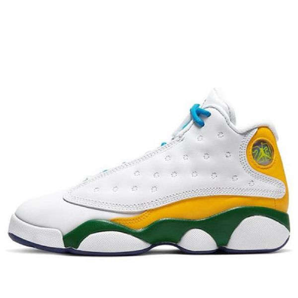 Nike Air Jordan 13 Retro Ps Basketbalové Boty Pro Děti Bílé