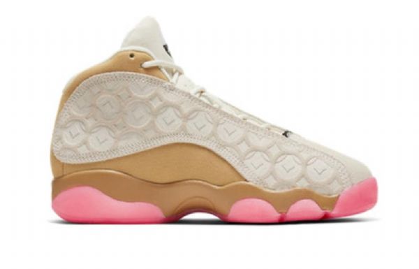 Nike Air Jordan 13 Retro Ps Basketbalové Boty Pro Děti Khaki