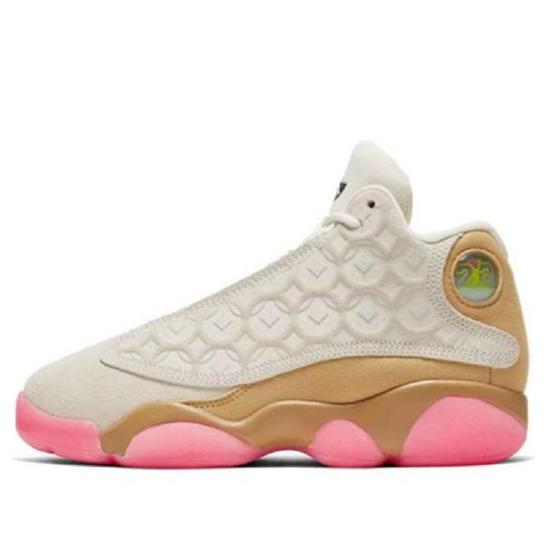 Nike Air Jordan 13 Retro Ps Basketbalové Boty Pro Děti Khaki