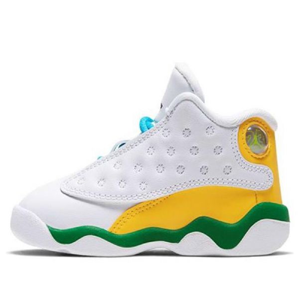 Nike Air Jordan 13 Retro Td Basketbalové Boty Pro Děti Bílé